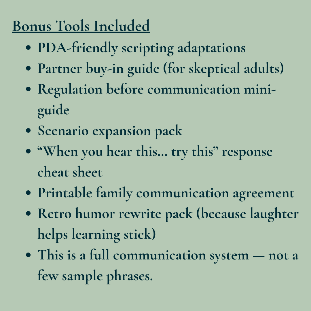 Parent - Teen Communication Scripts Workbook - You're My Kind of Weird