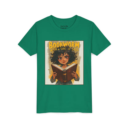 Kids Bookworm Sass Tee, Fun T-Shirt for Young Readers, Gift for Book Lovers, Back to School Apparel, Cute Kid's Graphic Tee