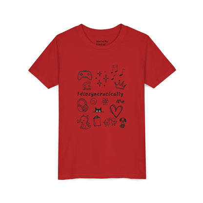 Idiosyncratically Me Youth Tee *CUSTOMIZE* | Pick doodles that are meaningful to YOU - You're My Kind of Weird