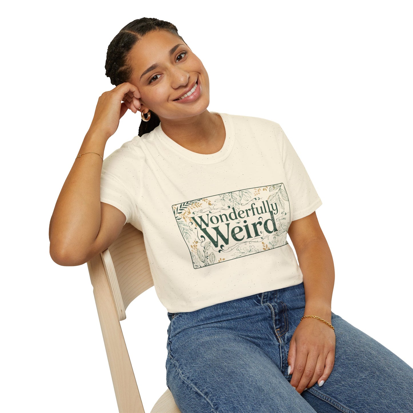 Wonderfully Weird Unisex Softstyle T-Shirt - Unique Gift, Quirky Apparel, Fun Statement Tee, Casual Wear, Everyday Comfort