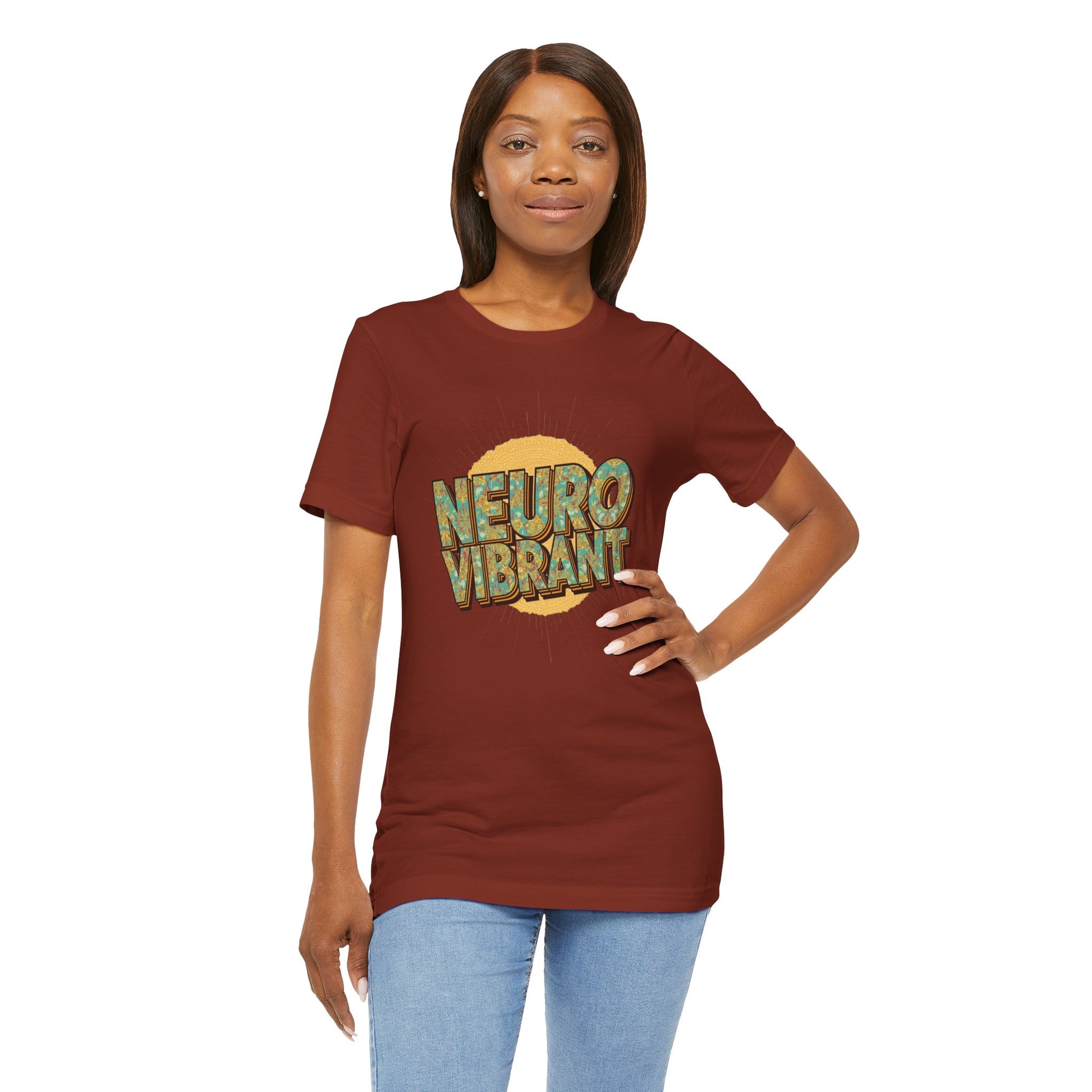 Neuro Vibrant Tee — Retro Graphic T-Shirt - You're My Kind of Weird