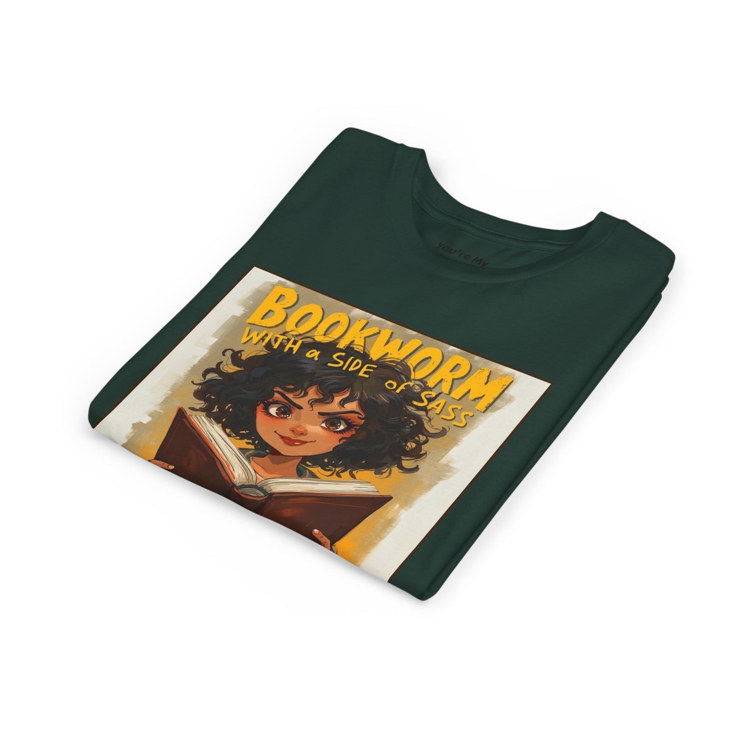 Kids Bookworm Sass Tee, Fun T-Shirt for Young Readers, Gift for Book Lovers, Back to School Apparel, Cute Kid's Graphic Tee