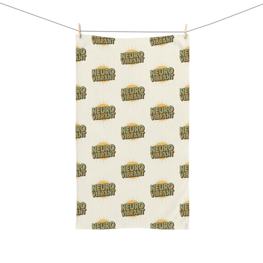 NeuroVibrant Patterned Hand Towel – Kitchen & Bath Accent - You're My Kind of Weird