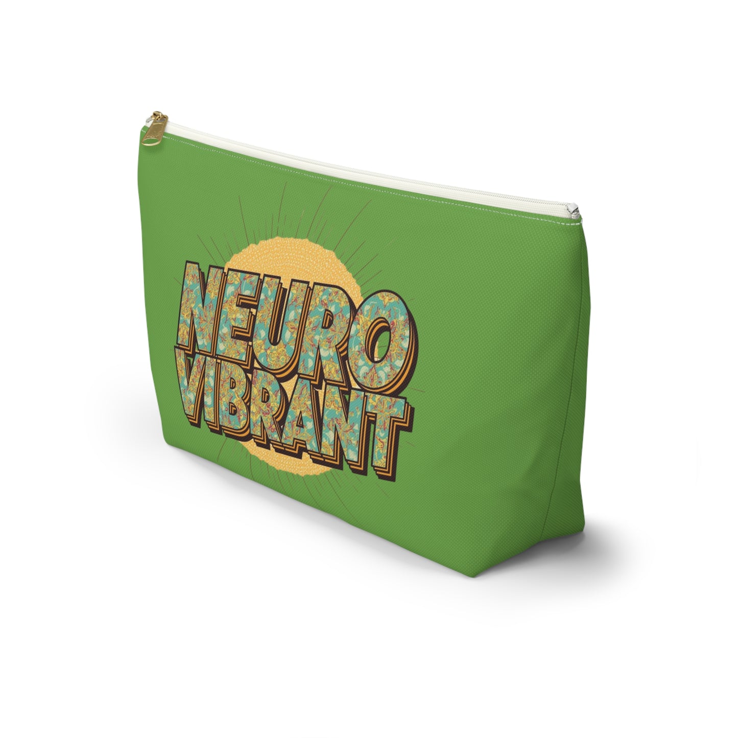 Accessory Pouch — “NeuroVibrant” Cosmetic & Organizer Bag - You're My Kind of Weird