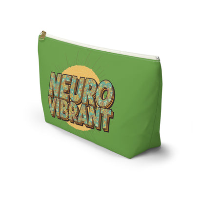 Accessory Pouch — “NeuroVibrant” Cosmetic & Organizer Bag - You're My Kind of Weird