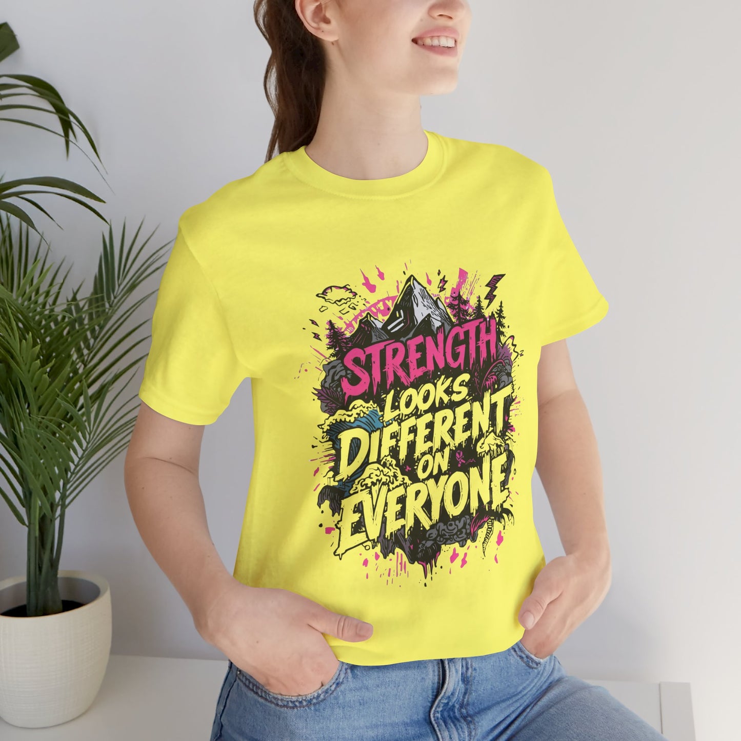 Strength Looks Different Grunge - Inspired Unisex Shirt - You're My Kind of Weird