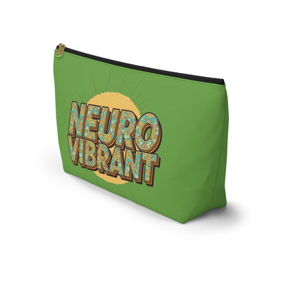 Accessory Pouch — “NeuroVibrant” Cosmetic & Organizer Bag - You're My Kind of Weird