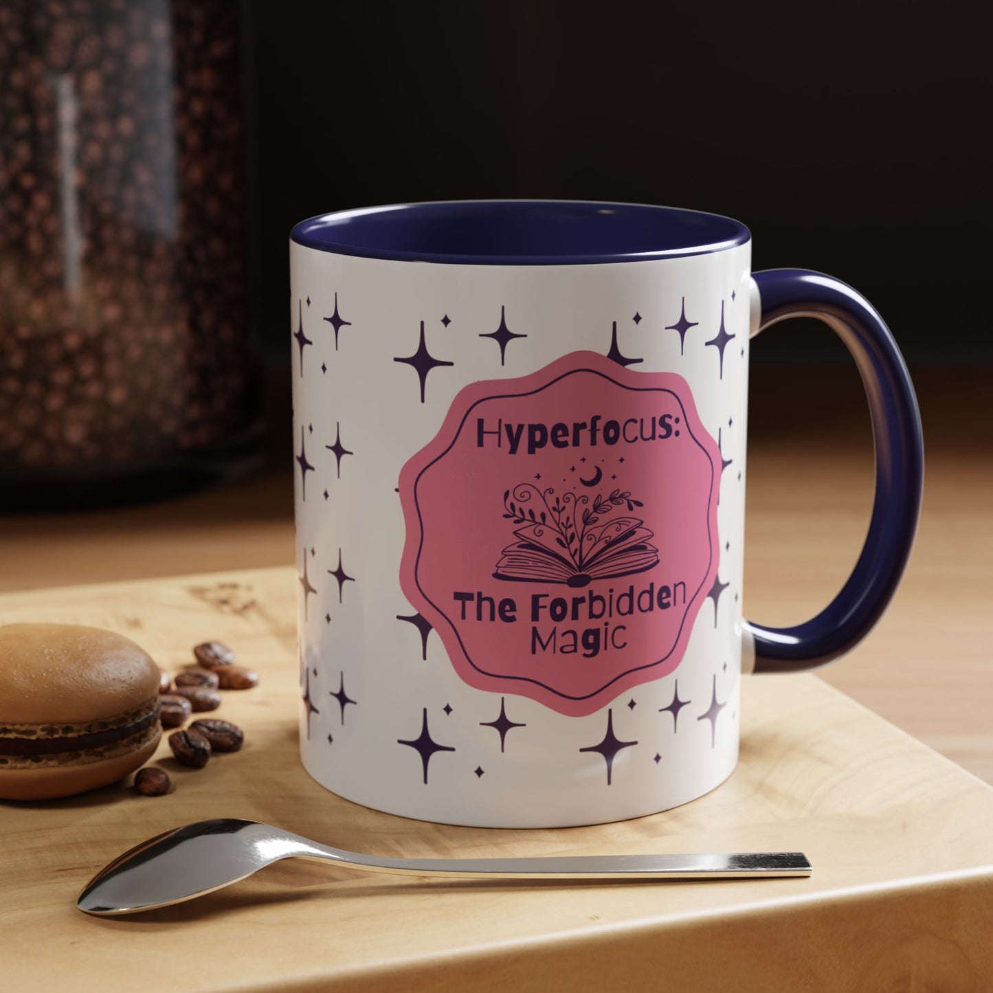 Hyperfocus Magic Coffee Mug — 'Hyperfocus: The Forbidden Magic' Accent Ceramic Mug - You're My Kind of Weird