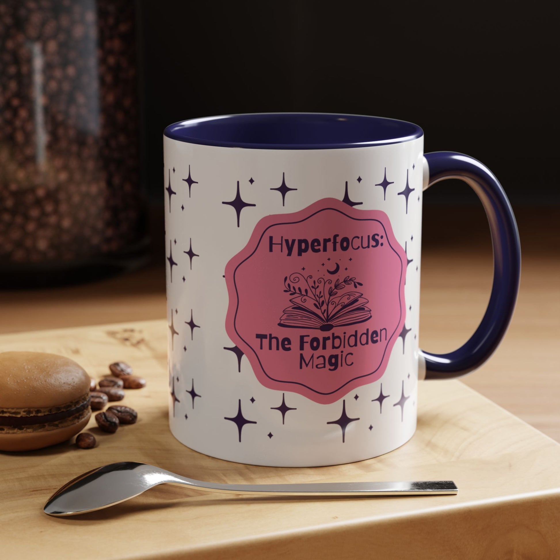 Hyperfocus Magic Coffee Mug — 'Hyperfocus: The Forbidden Magic' Accent Ceramic Mug - You're My Kind of Weird