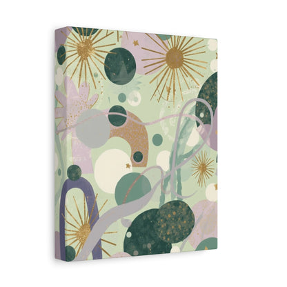 Dopamine Abstract Celestial Shapes Matte Canvas - You're My Kind of Weird