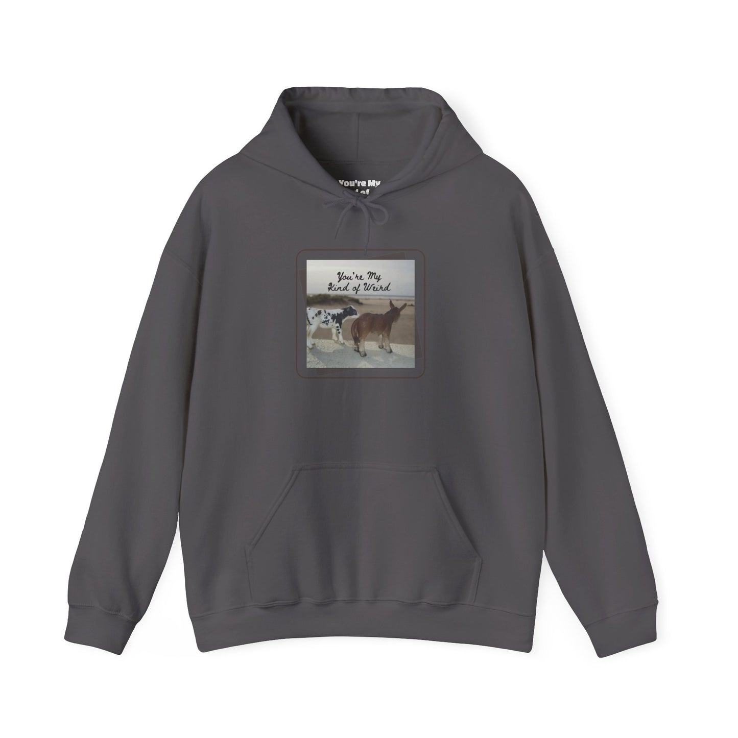 Cozy Fleece Hoodie with Three-Panel Design, Animal Lover Gift, Casual Wear, Graphic Sweatshirt, Winter Apparel