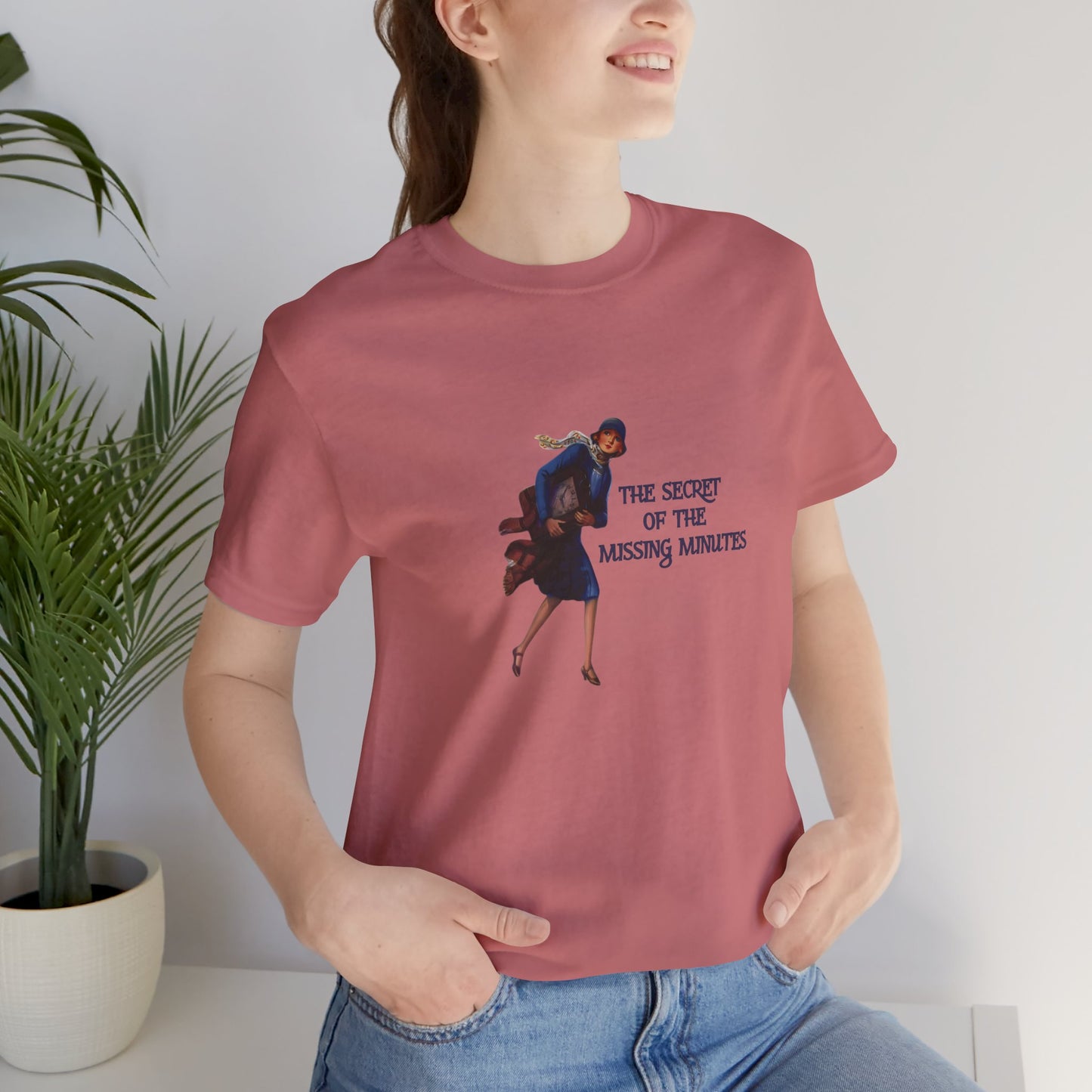 "The Secret of the Missing Minutes" Vintage Illustration Tee - You're My Kind of Weird