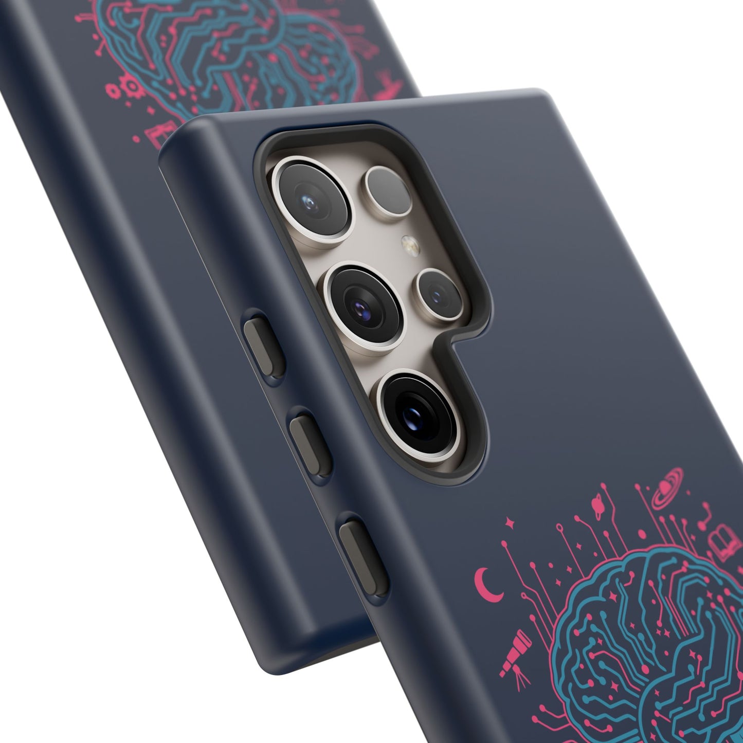 "Wired for Wonder" Brain Tech Design Samsung Galaxy Phone Case - You're My Kind of Weird