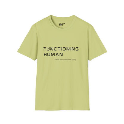 FUNCTIONING HUMAN Unisex Softstyle T-Shirt, Perfect Gift for Mental Health Awareness, Casual Wear, Everyday Comfort, Unique Graphic [...]