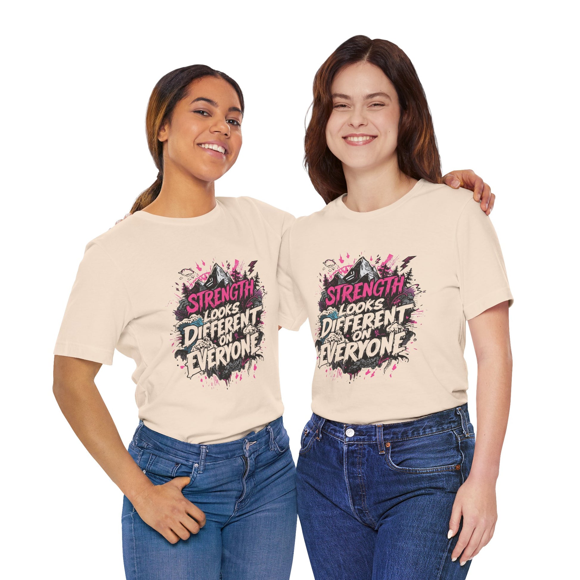 Strength Looks Different Grunge - Inspired Unisex Shirt - You're My Kind of Weird