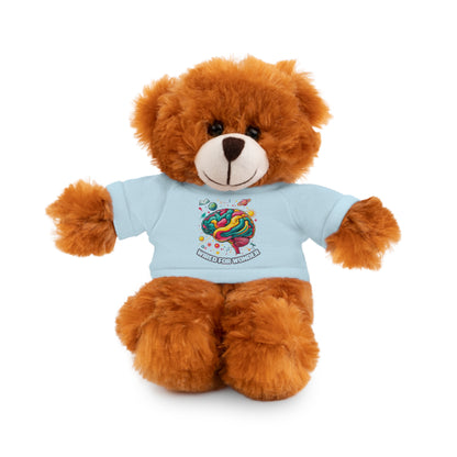 Plush Animals with Colorful Wired for Wonder shirt - You're My Kind of Weird