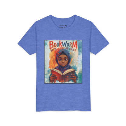 Kids Bookworm Sass Tee, Fun T-Shirt for Young Readers, Gift for Book Lovers, Back to School Apparel, Cute Kid's Graphic Tee
