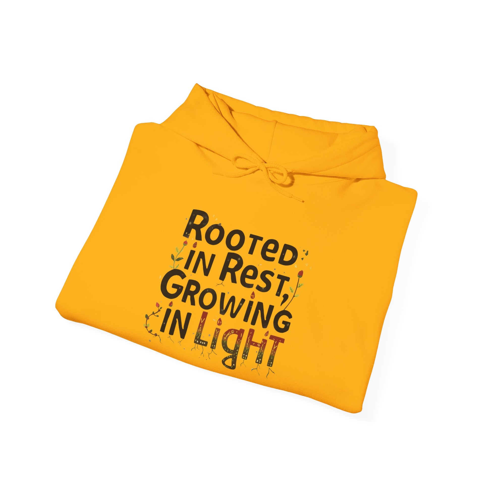 Rooted in Rest, Growing in Light Hoodie | Cozy Kwanzaa Sweatshirt - You're My Kind of Weird
