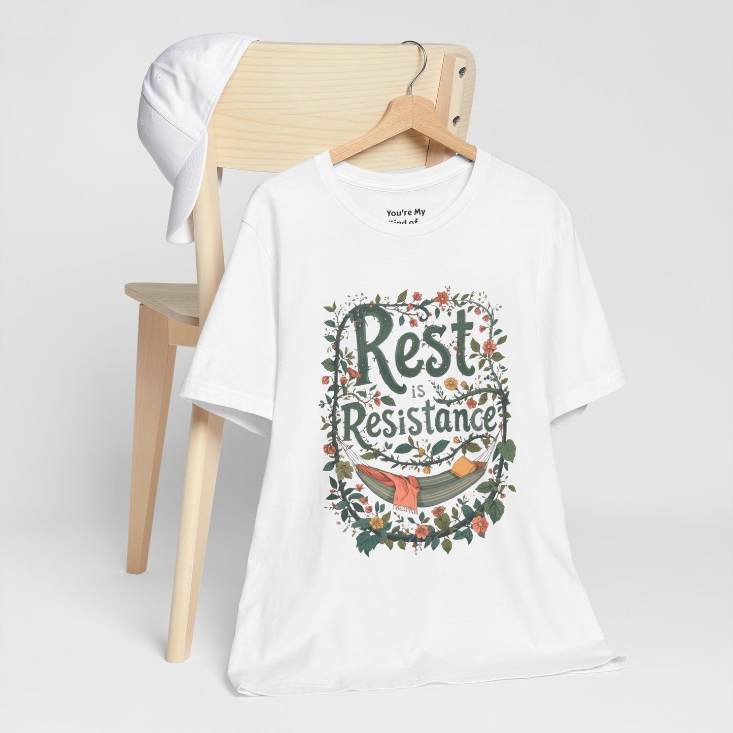 Rest is Resistance Tee, Motivational Shirt, Relaxation Apparel, Unisex Tee, Gift for Peace Lovers - You're My Kind of Weird