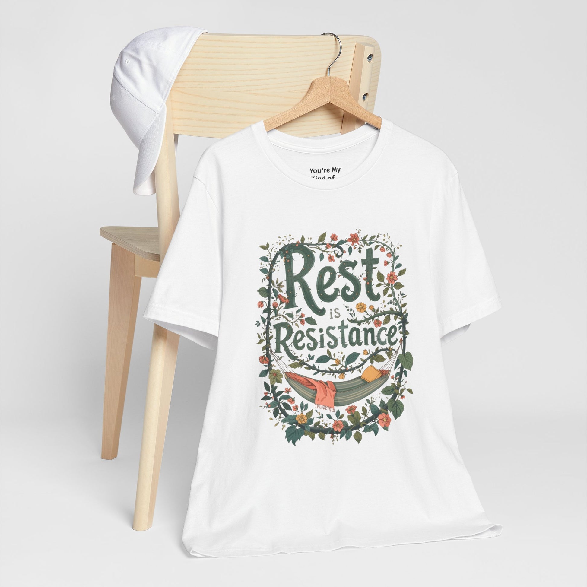 Rest is Resistance Tee, Motivational Shirt, Relaxation Apparel, Unisex Tee, Gift for Peace Lovers - You're My Kind of Weird