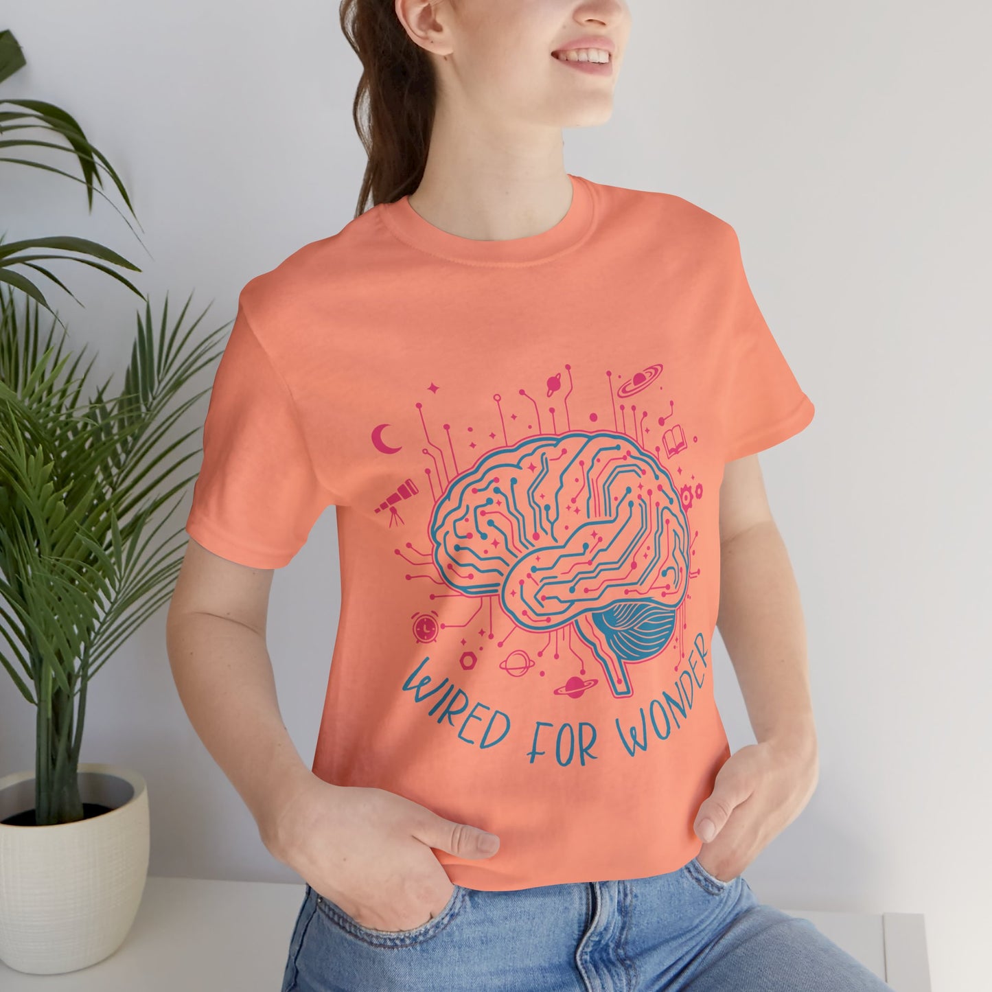 Wired for Wonder — Neurodivergent Curiosity Tee (Adult Unisex) - You're My Kind of Weird