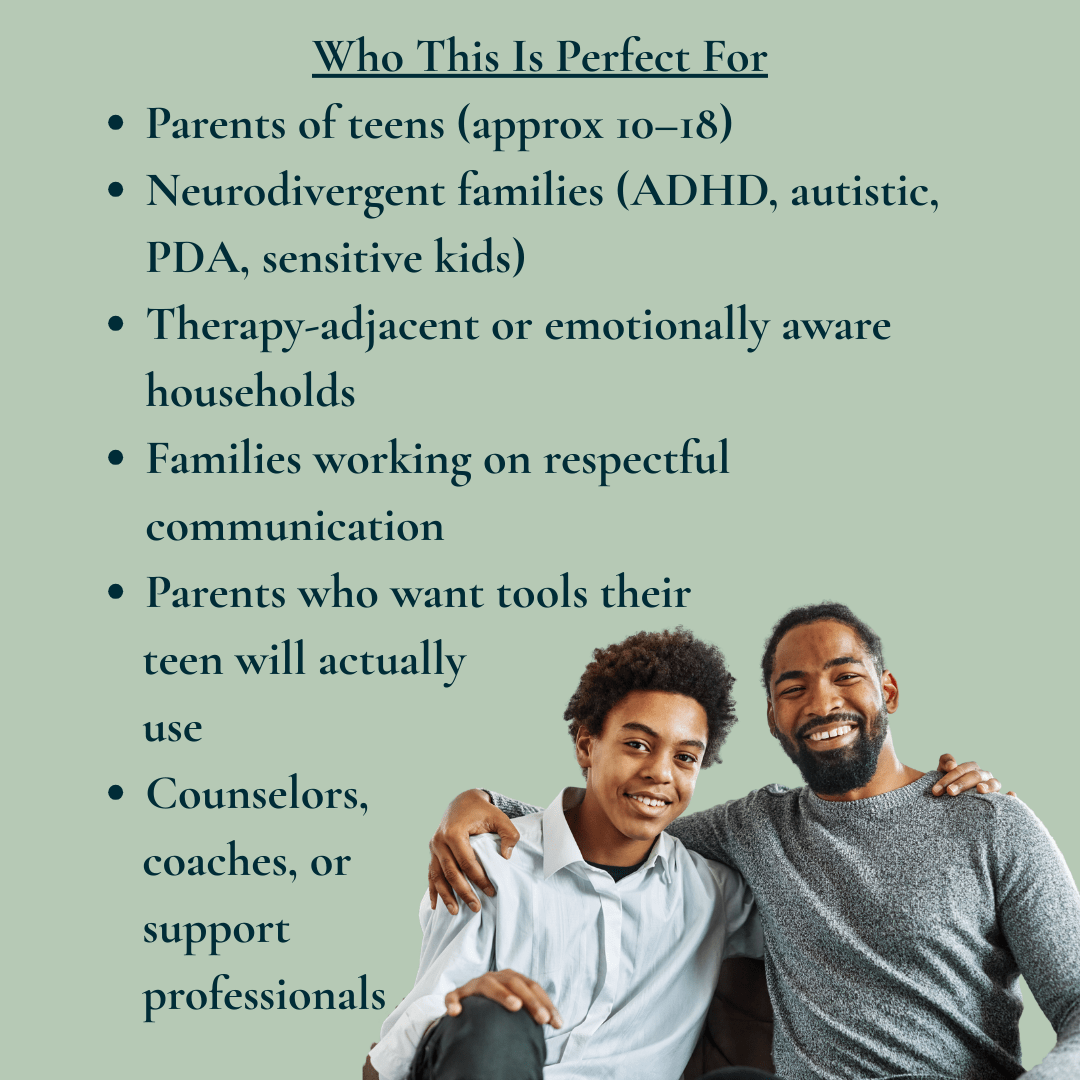 Parent - Teen Communication Scripts Workbook - You're My Kind of Weird