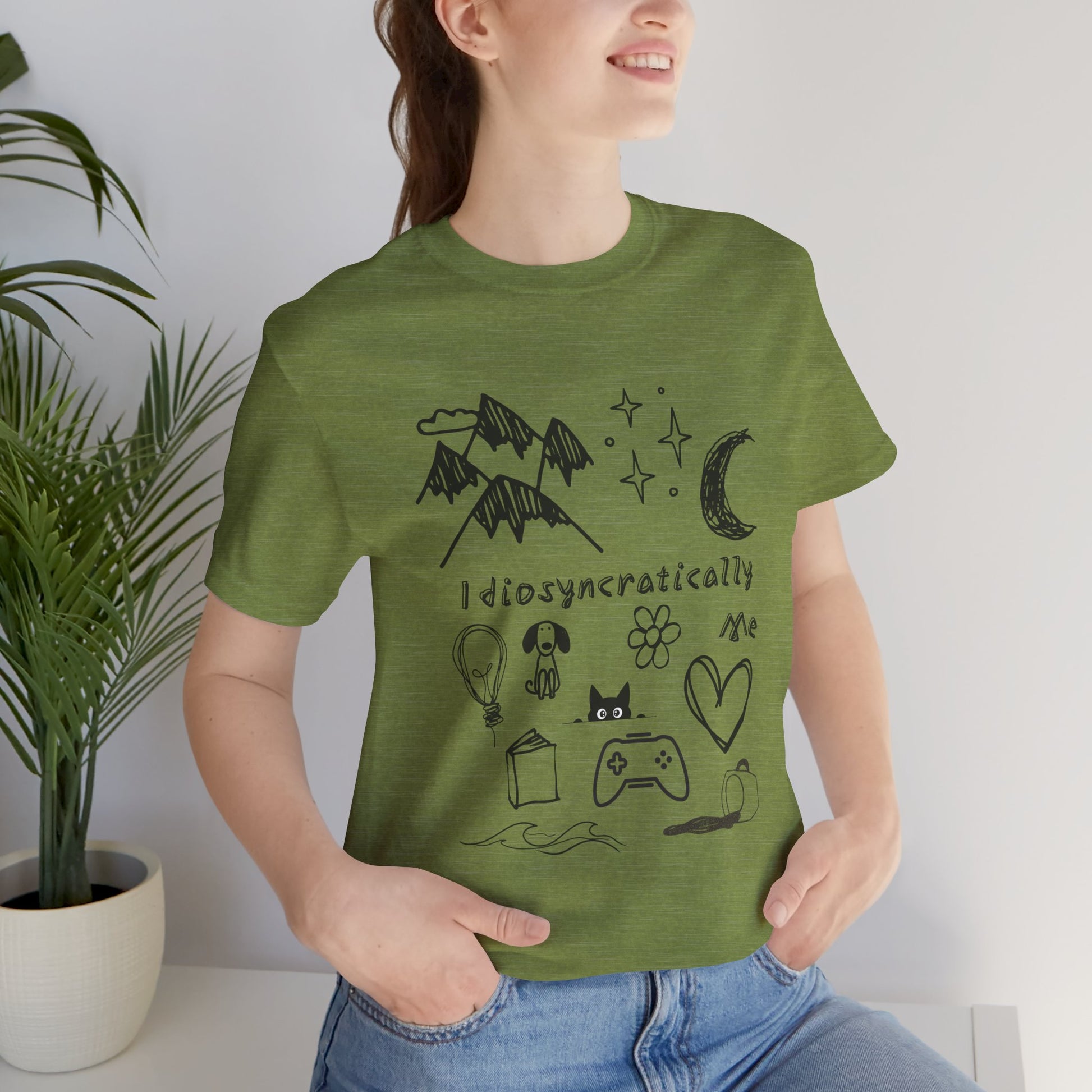 Customized Idiosyncratically Me doodle collage tee - You're My Kind of Weird