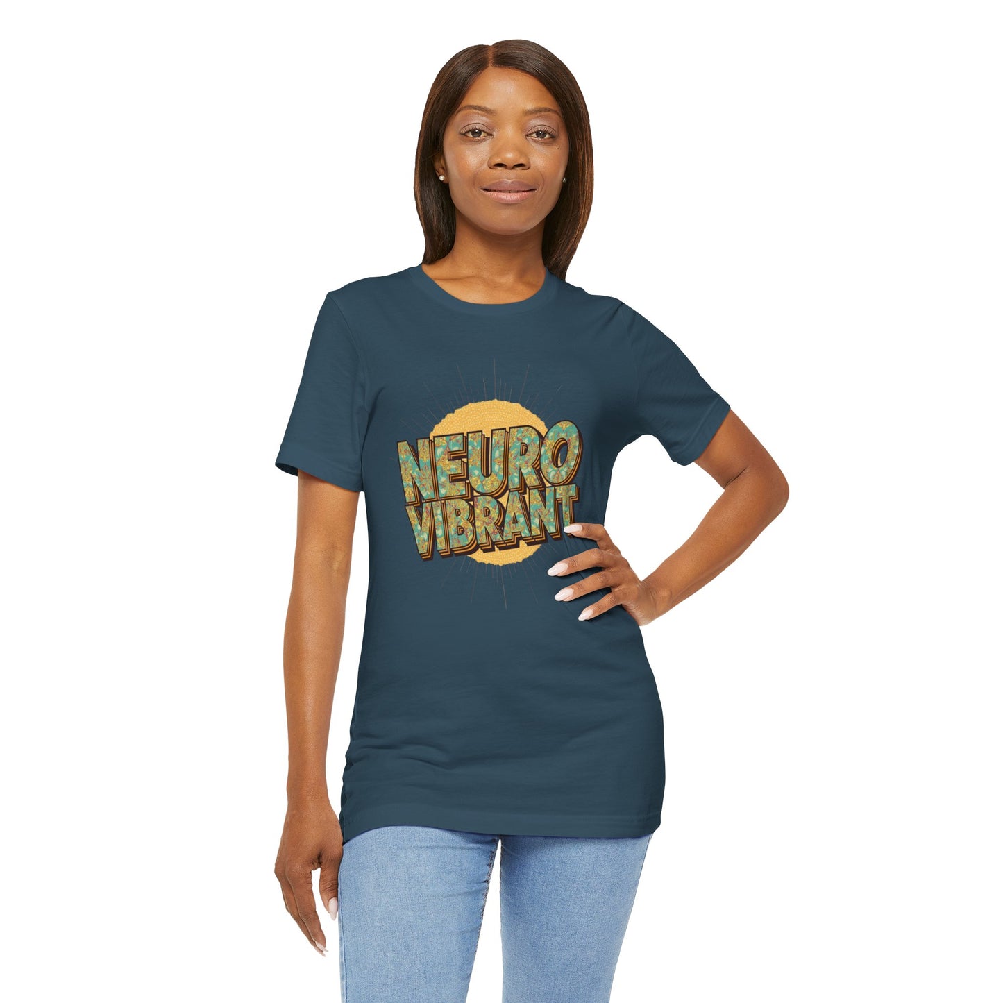 Neuro Vibrant Tee — Retro Graphic T-Shirt - You're My Kind of Weird