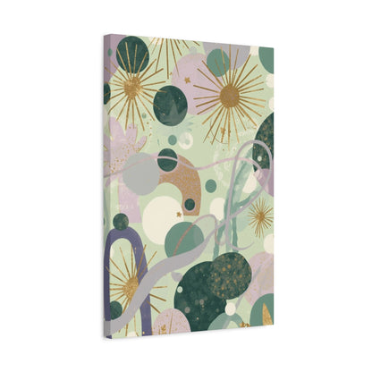 Dopamine Abstract Celestial Shapes Matte Canvas - You're My Kind of Weird