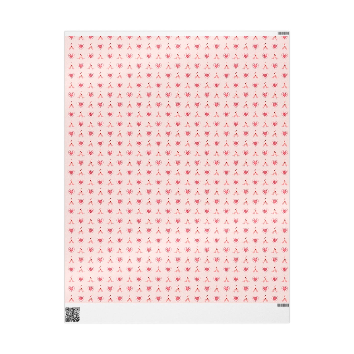 Customize Valentine Pink Heart Wrapping Paper Roll - You're My Kind of Weird