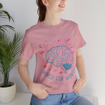 Wired for Wonder — Neurodivergent Curiosity Tee (Adult Unisex) - You're My Kind of Weird