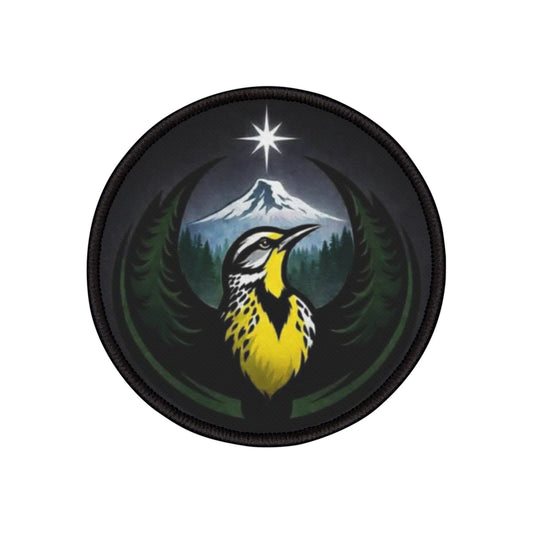 Oregon Rebel Bird Iron On Patch - You're My Kind of Weird