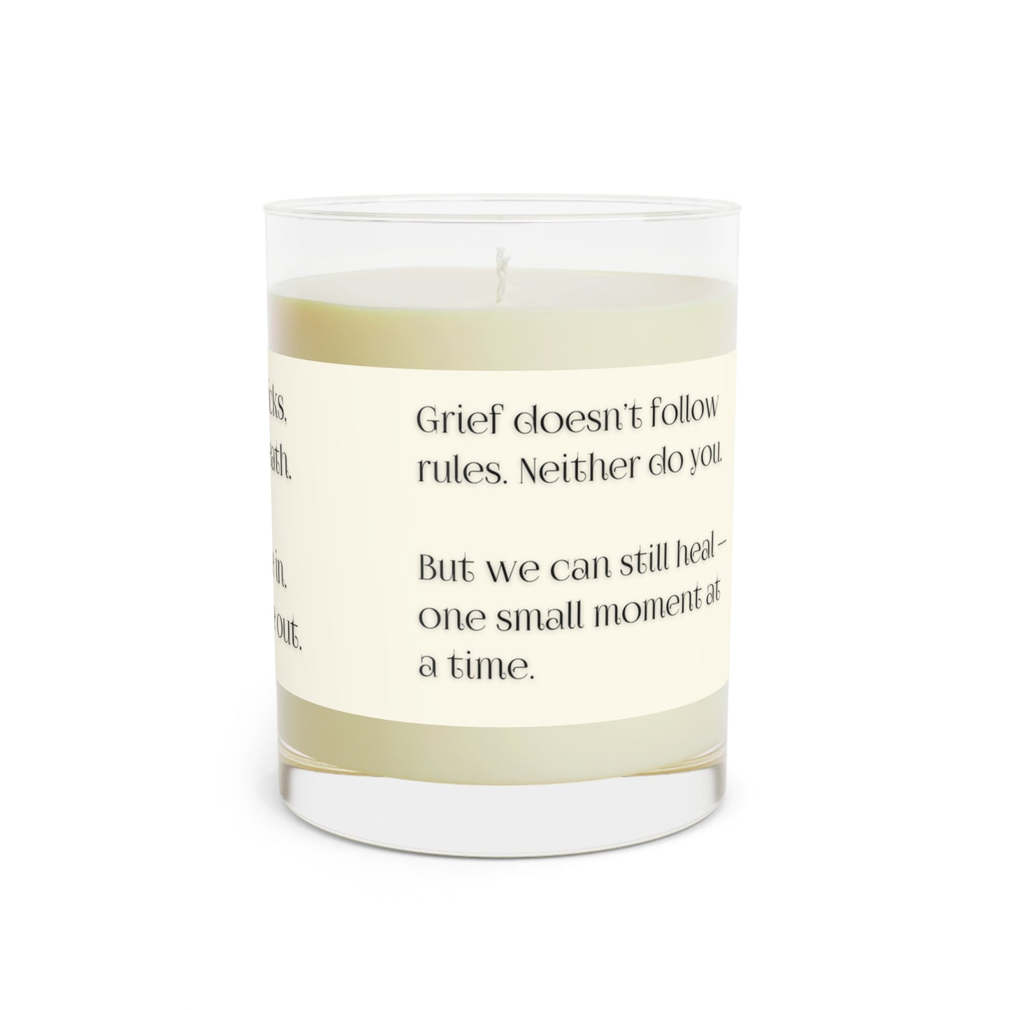 Two Wicks One Breath Sympathy Candle | Bereavement and Grief Gift - You're My Kind of Weird