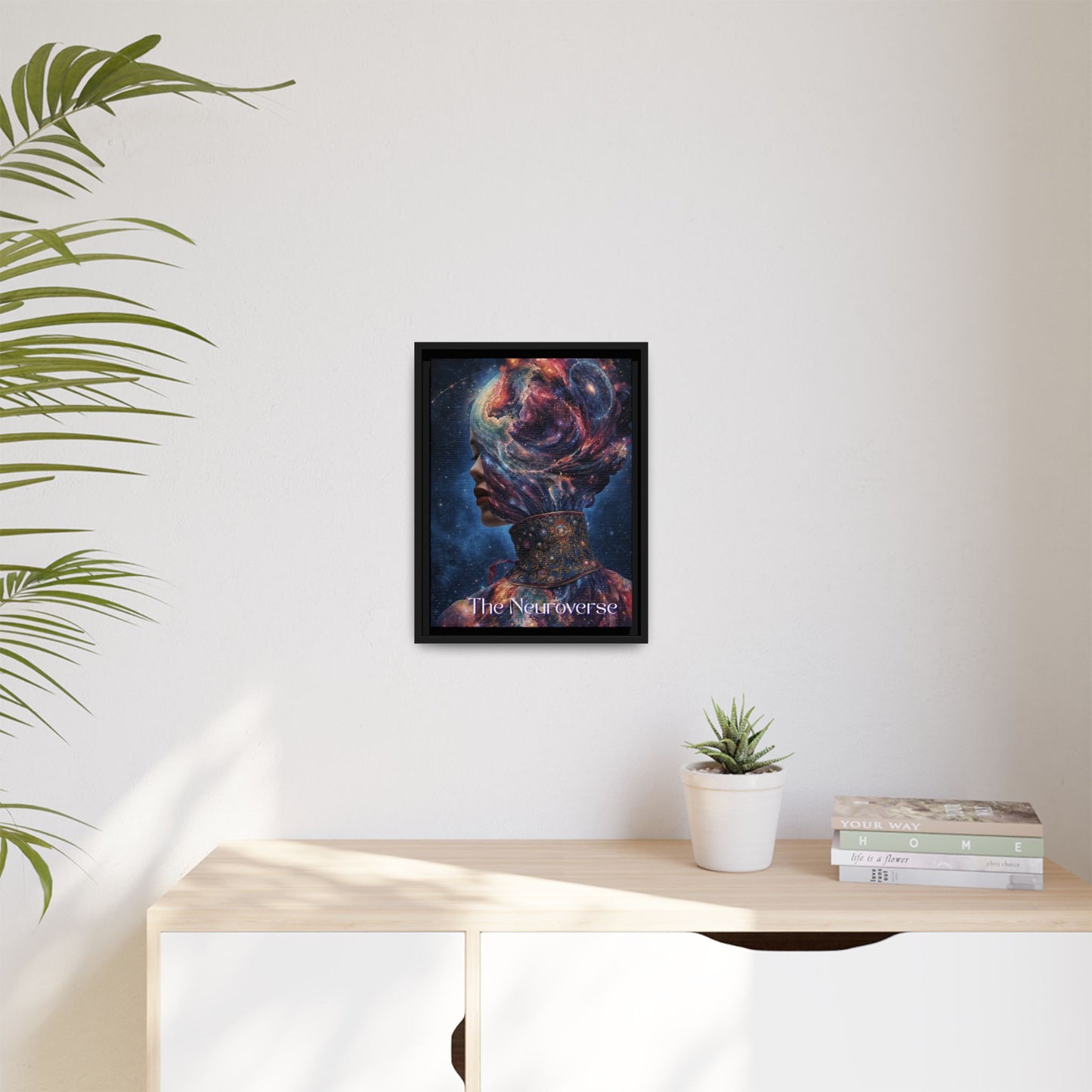 Neuroverse Framed Canvas – Cosmic Wall Art for Creative & Curious Minds | Vibrant Galaxy - Inspired Home Decor - You're My Kind of Weird