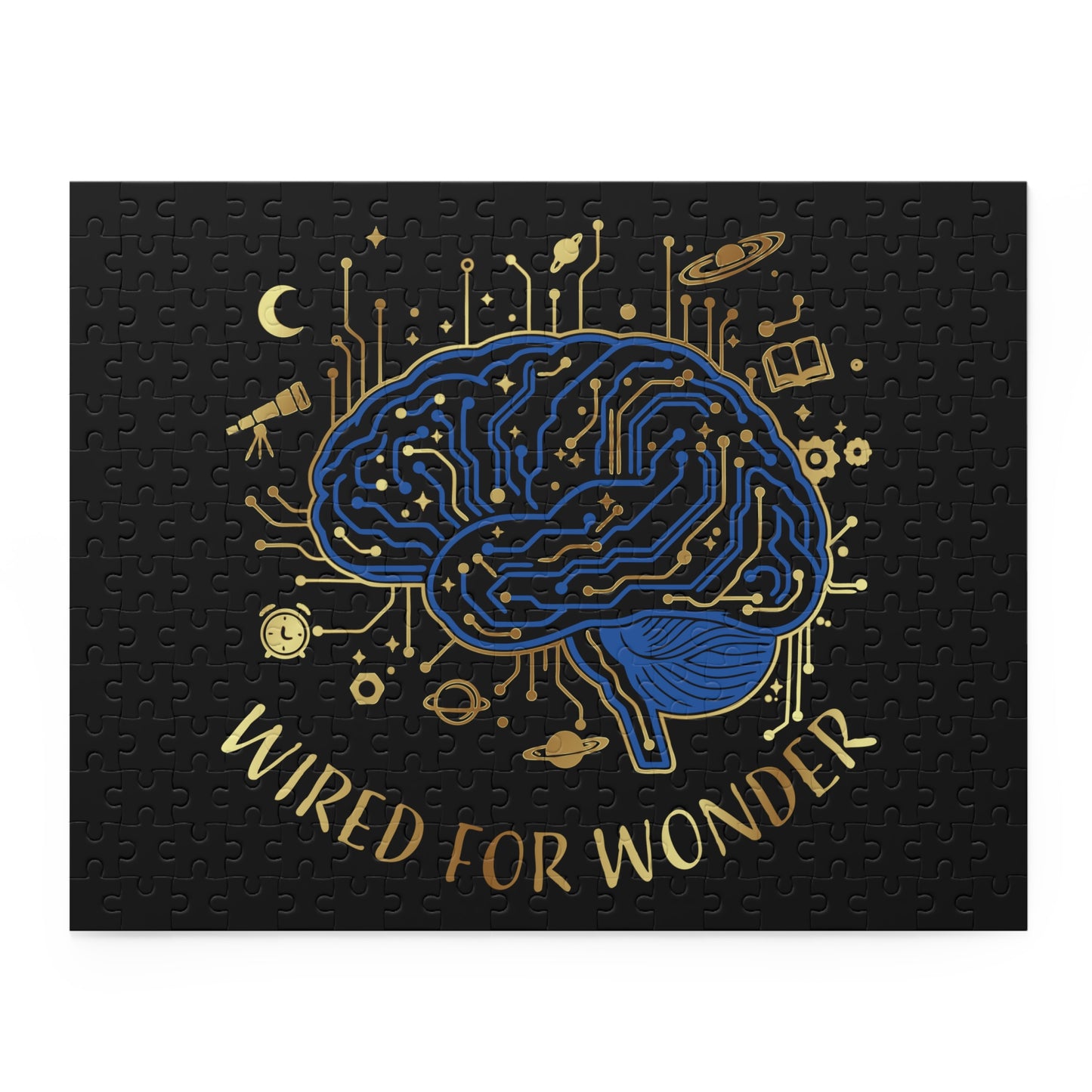 Puzzle — "Wired for Wonder" Brain Circuitry Jigsaw (252/500 pcs) - You're My Kind of Weird