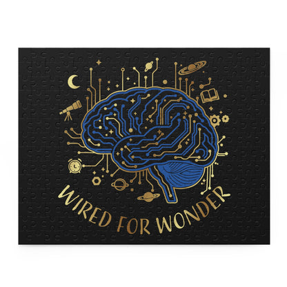 Puzzle — "Wired for Wonder" Brain Circuitry Jigsaw (252/500 pcs) - You're My Kind of Weird