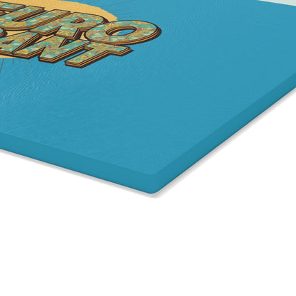 NeuroVibrant Glass Cutting Board — Retro Sun Kitchen Board - You're My Kind of Weird