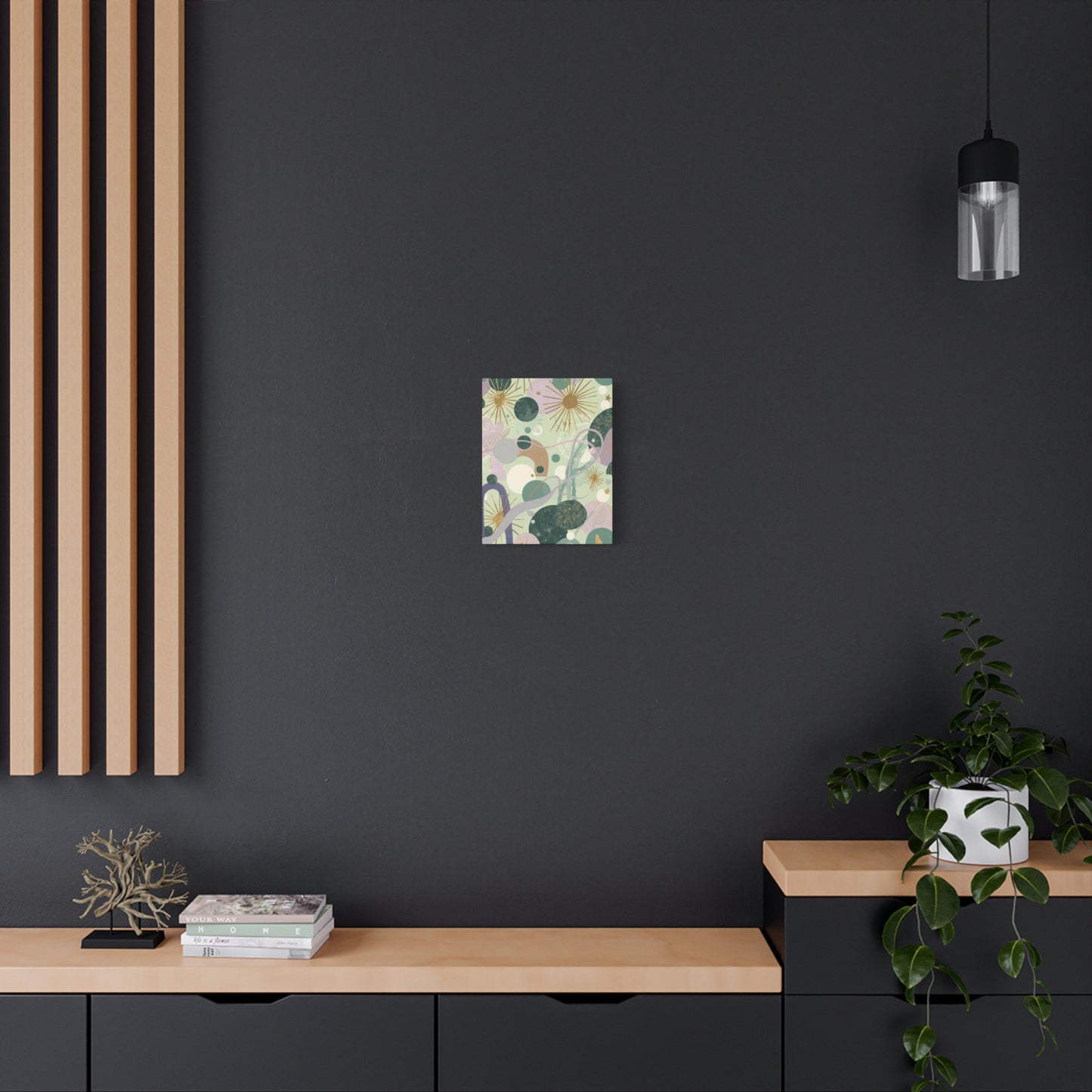 Dopamine Abstract Celestial Shapes Matte Canvas - You're My Kind of Weird