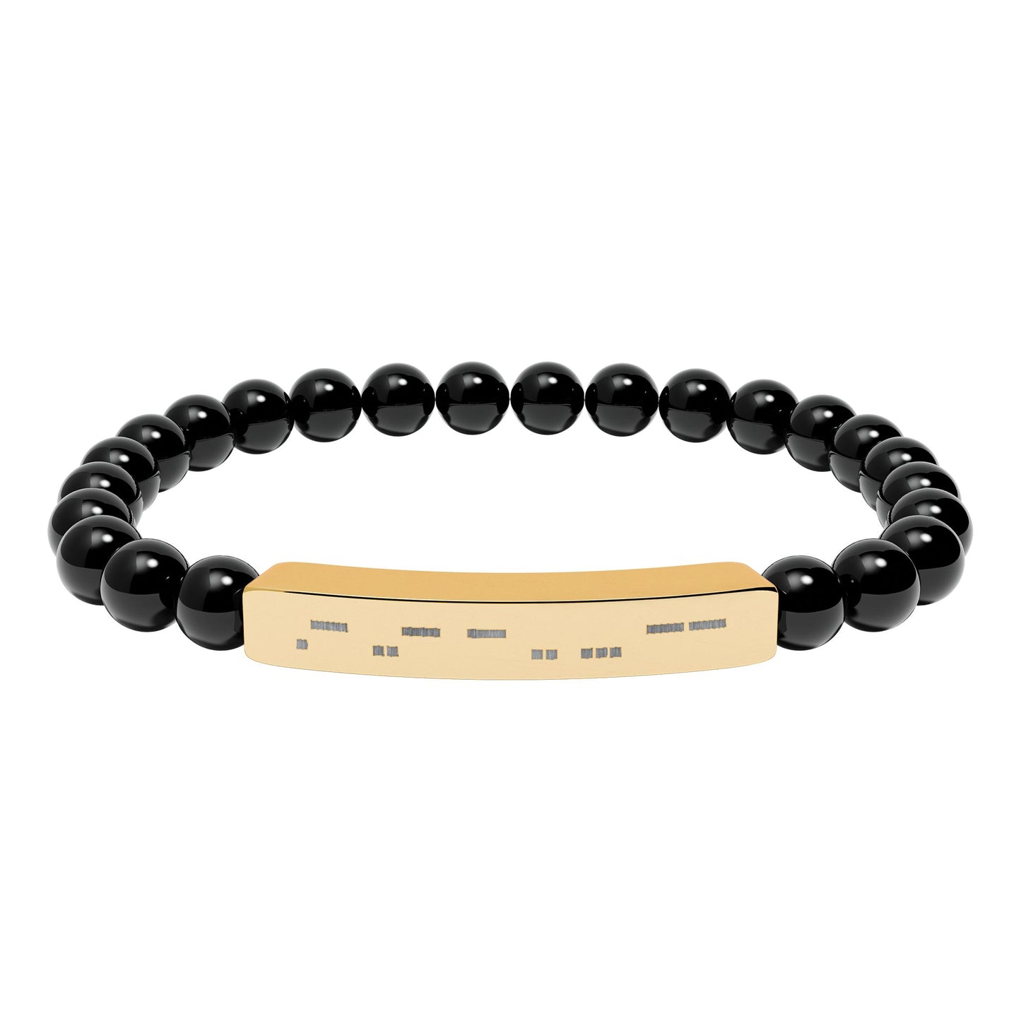 Autism Morse Code Bracelet | Minimalist Neurodiverse Jewelry | Natural Stone Beaded Bracelet - You're My Kind of Weird