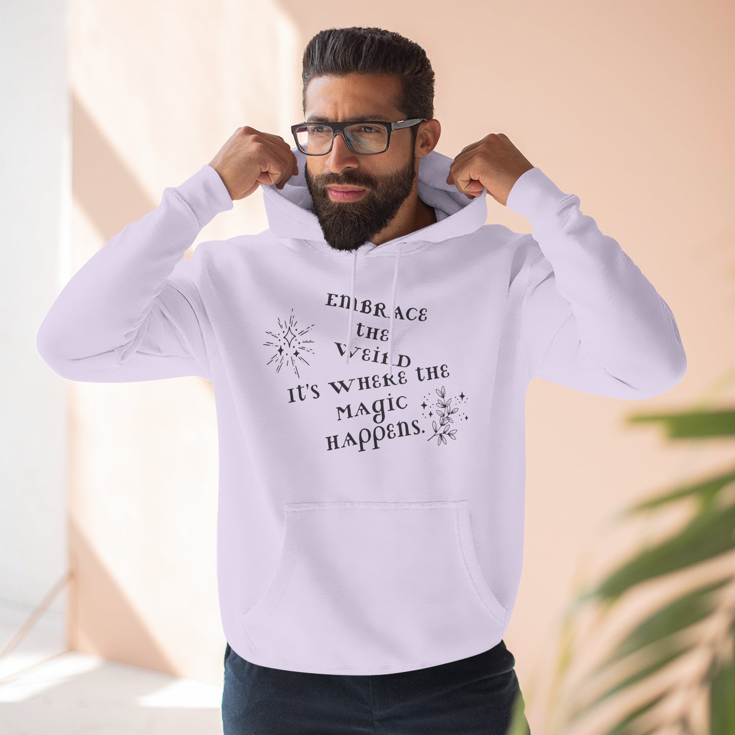 Embrace the Weird Fleece Hoodie | Comfortable Magic Happens Hoodie, Cozy Casual Wear, Unique Gift for Creatives, Inspirational [...]