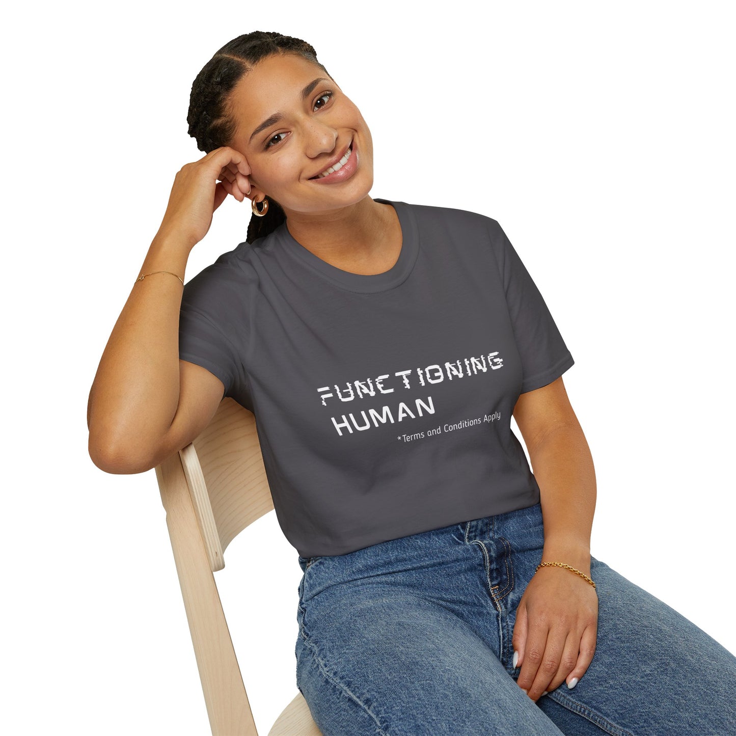 FUNCTIONING HUMAN Unisex Softstyle T-Shirt, Perfect Gift for Mental Health Awareness, Casual Wear, Everyday Comfort, Unique Graphic [...]