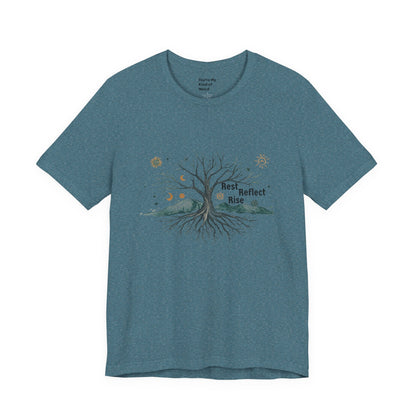 Rest. Reflect. Rise. Solstice Shirt | Mindful Winter Solstice Tee - You're My Kind of Weird