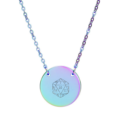 D20 Necklace DnD Dice and Geek Chic Jewelry - You're My Kind of Weird