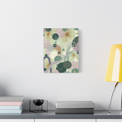 Dopamine Abstract Celestial Shapes Matte Canvas - You're My Kind of Weird