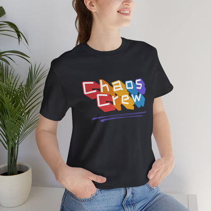 Chaos Crew Tee — Colorful Retro Graffiti Graphic T-Shirt - You're My Kind of Weird