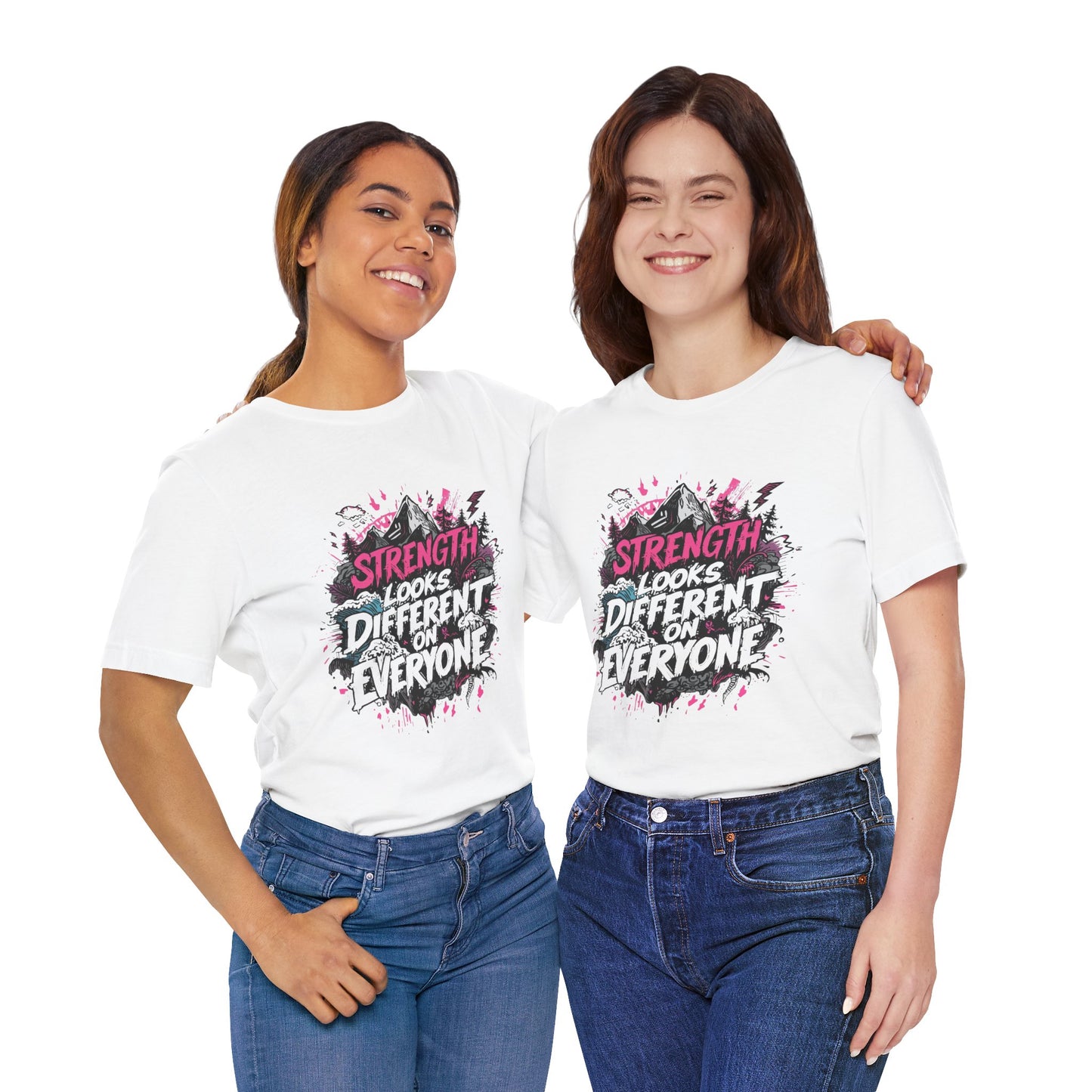 Strength Looks Different Grunge - Inspired Unisex Shirt - You're My Kind of Weird