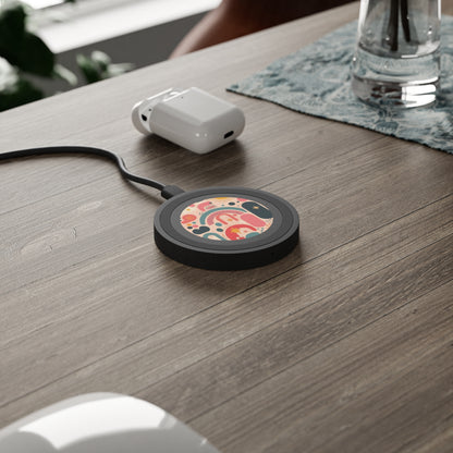 Dopamine Blast Abstract Retro Rainbow Wireless Charging Pad - You're My Kind of Weird