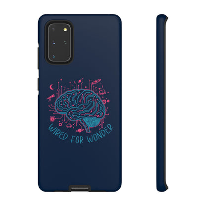 "Wired for Wonder" Brain Tech Design Samsung Galaxy Phone Case - You're My Kind of Weird