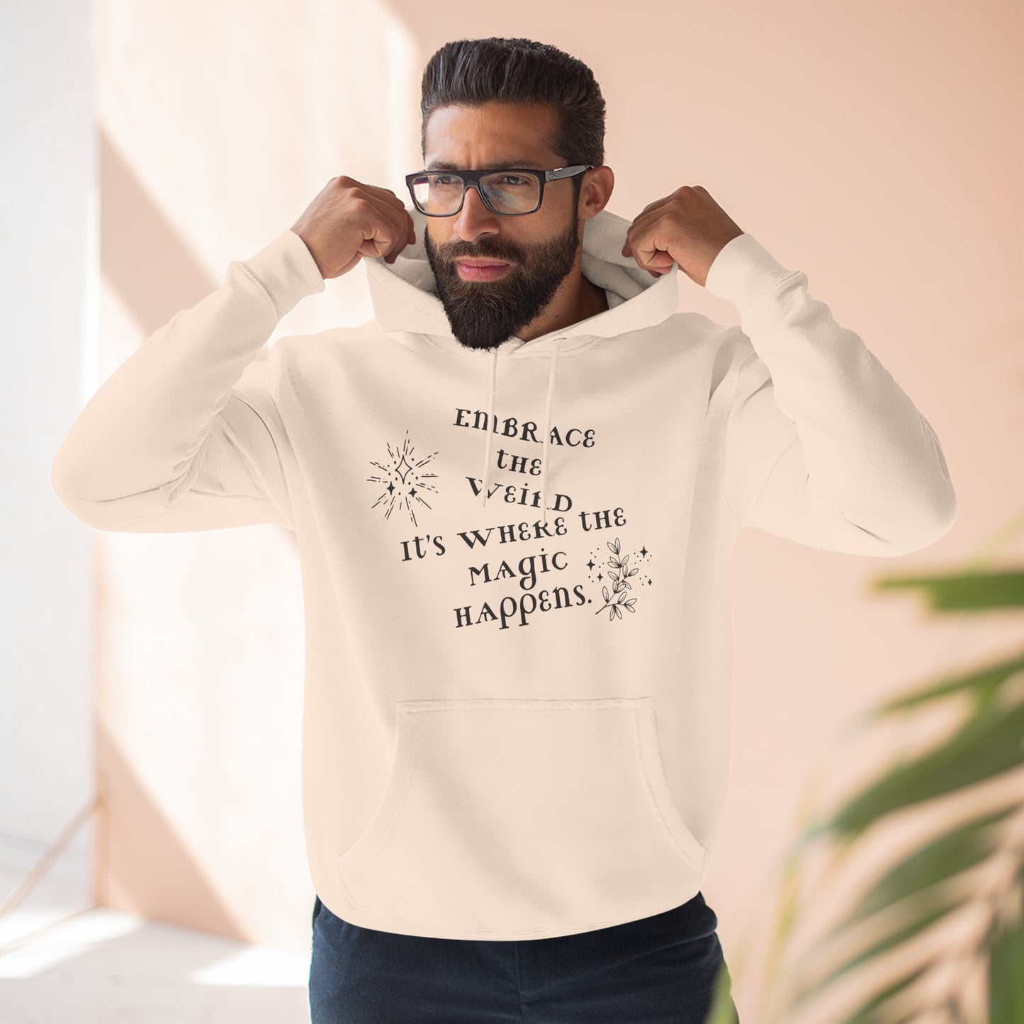 Embrace the Weird Fleece Hoodie | Comfortable Magic Happens Hoodie, Cozy Casual Wear, Unique Gift for Creatives, Inspirational [...]