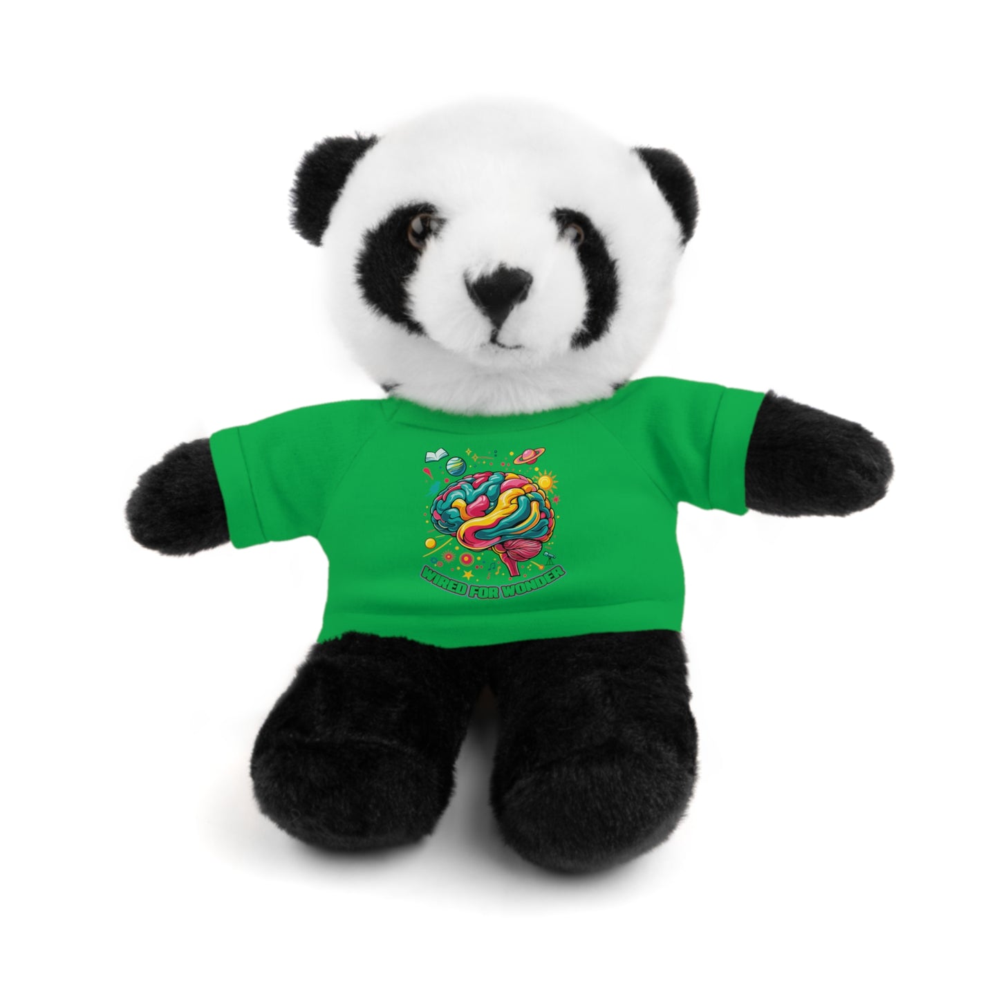 Plush Animals with Colorful Wired for Wonder shirt - You're My Kind of Weird